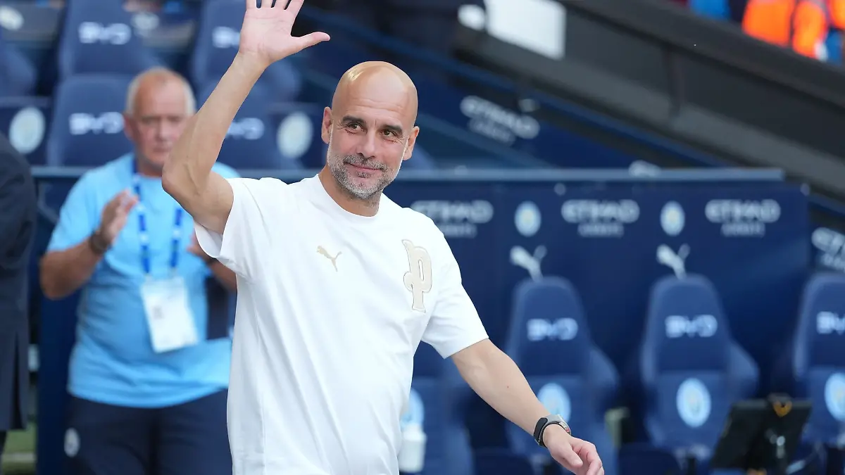 Nach zehn Jahren verabschiedete sich Trainer Pep Guardiola bei Manchester City.