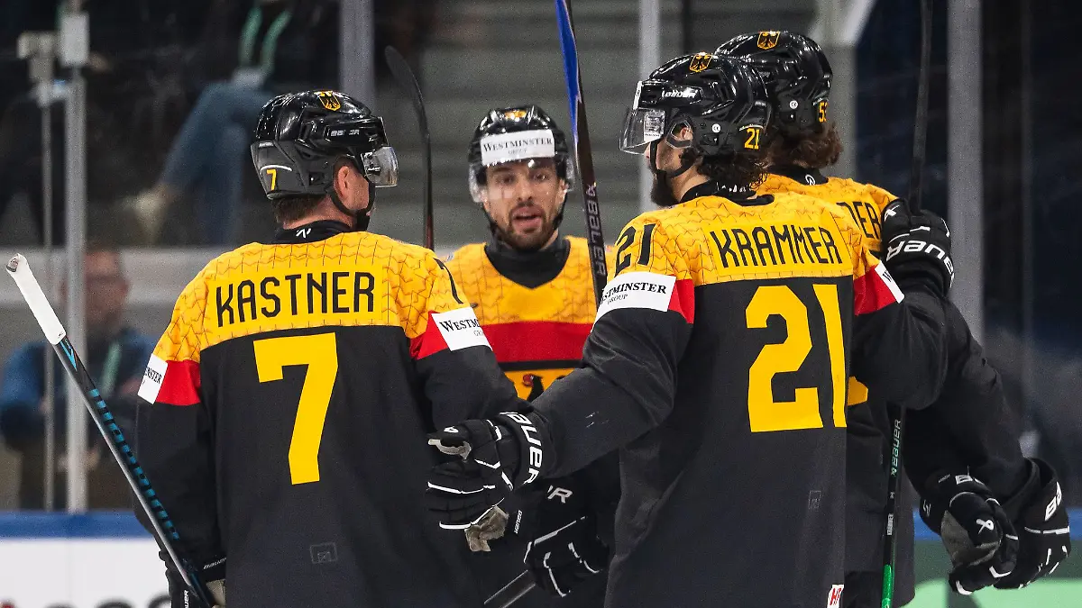 Deutschlands Eishockey-Nationalmannschaft konnte gegen Großbritannien einige Male jubeln.