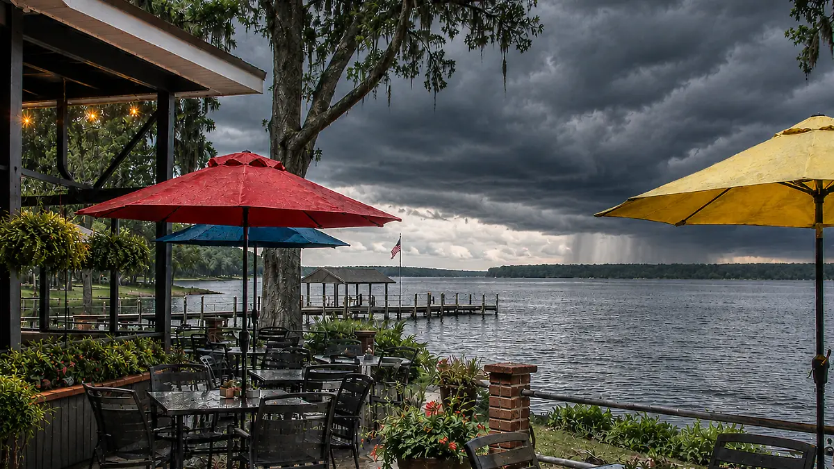 Ein Sonnenschirm tötete eine Frau am Lake Marion