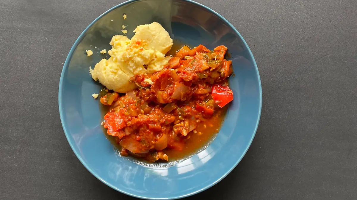 Ratatouille mit Kartoffelpüree