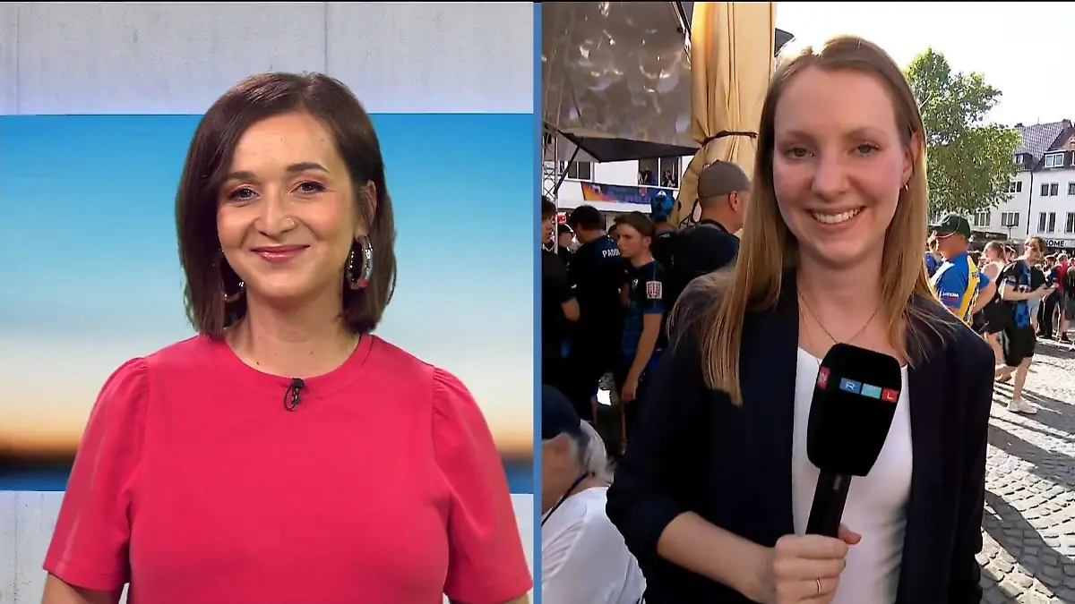 Schalte zu RTL WEST Reporterin Patricia Brinkmann Paderborn feiert den Aufstieg