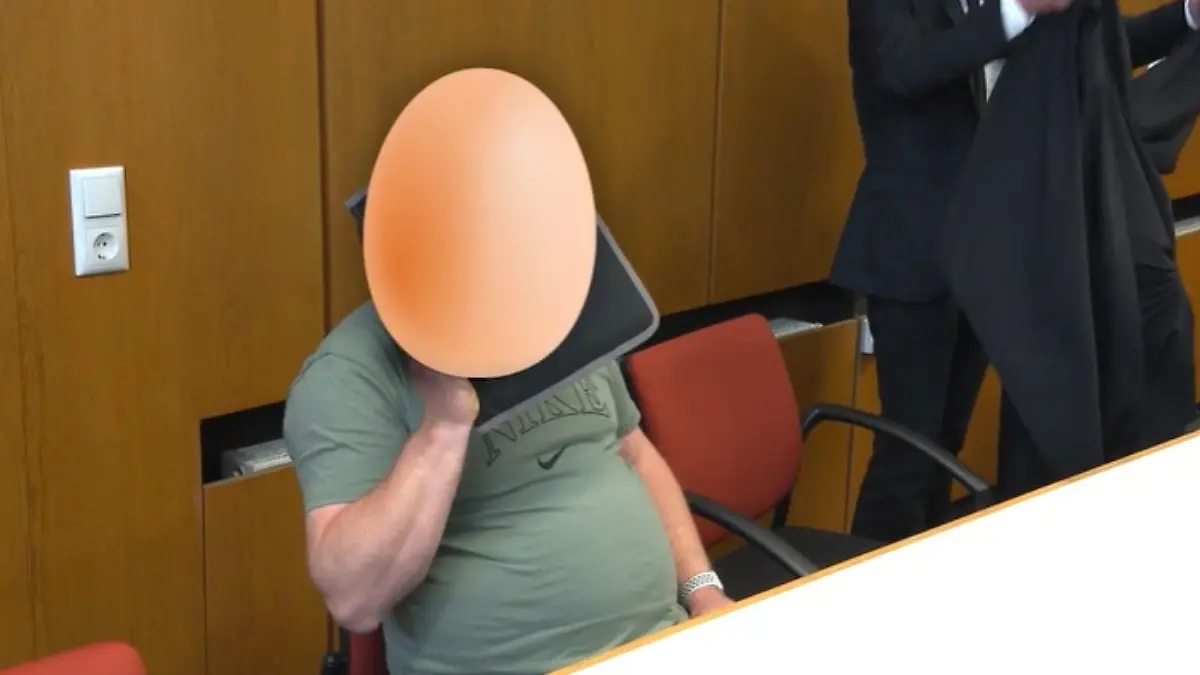 Mutmaßlicher Eier-Dieb vor Gericht in Vechta. (Foto vom Prozessauftakt am 26. Mai.)