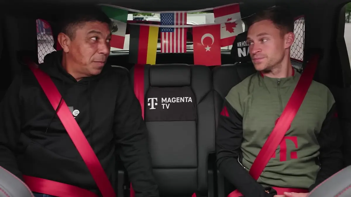 DFB-Kapitän Joshua Kimmich im Kult-Taxi – dann fällt DIESER Satz zur WM! Wer ist sein Titelfavorit?