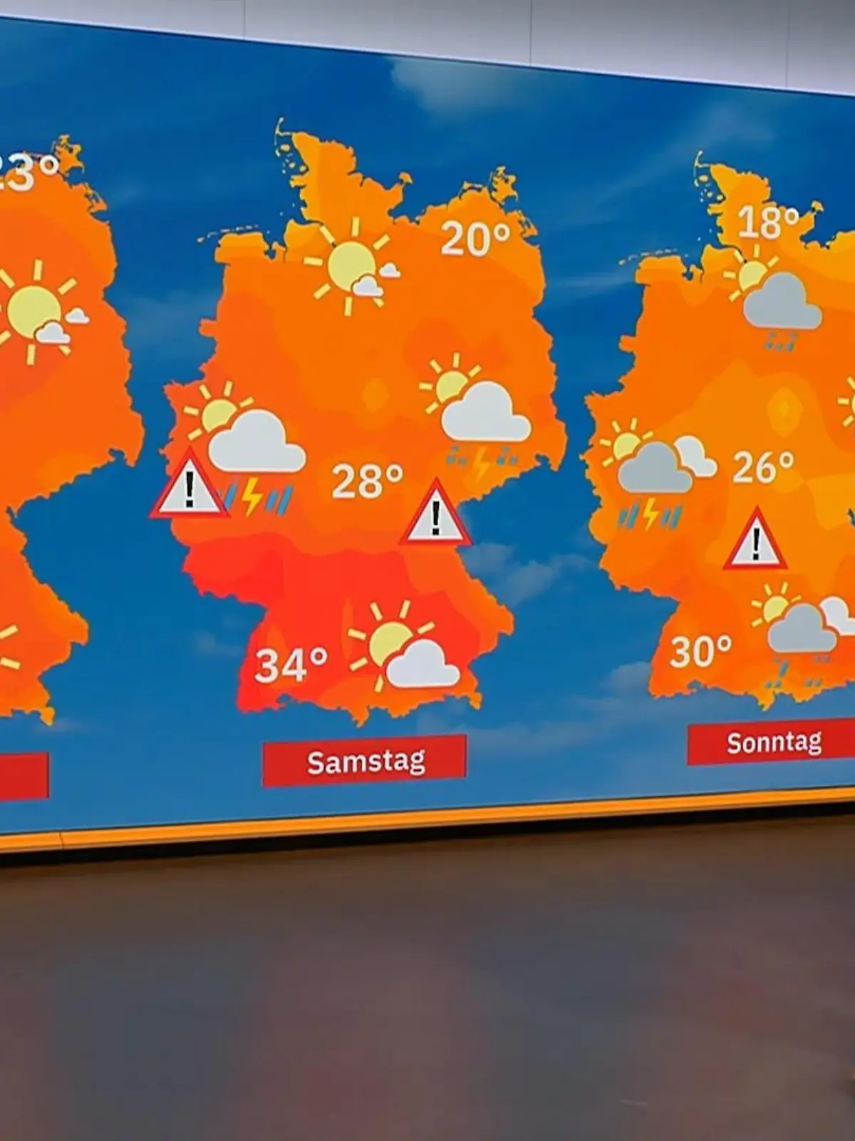 Bild zu: "Aktuelle Wettervorhersage"