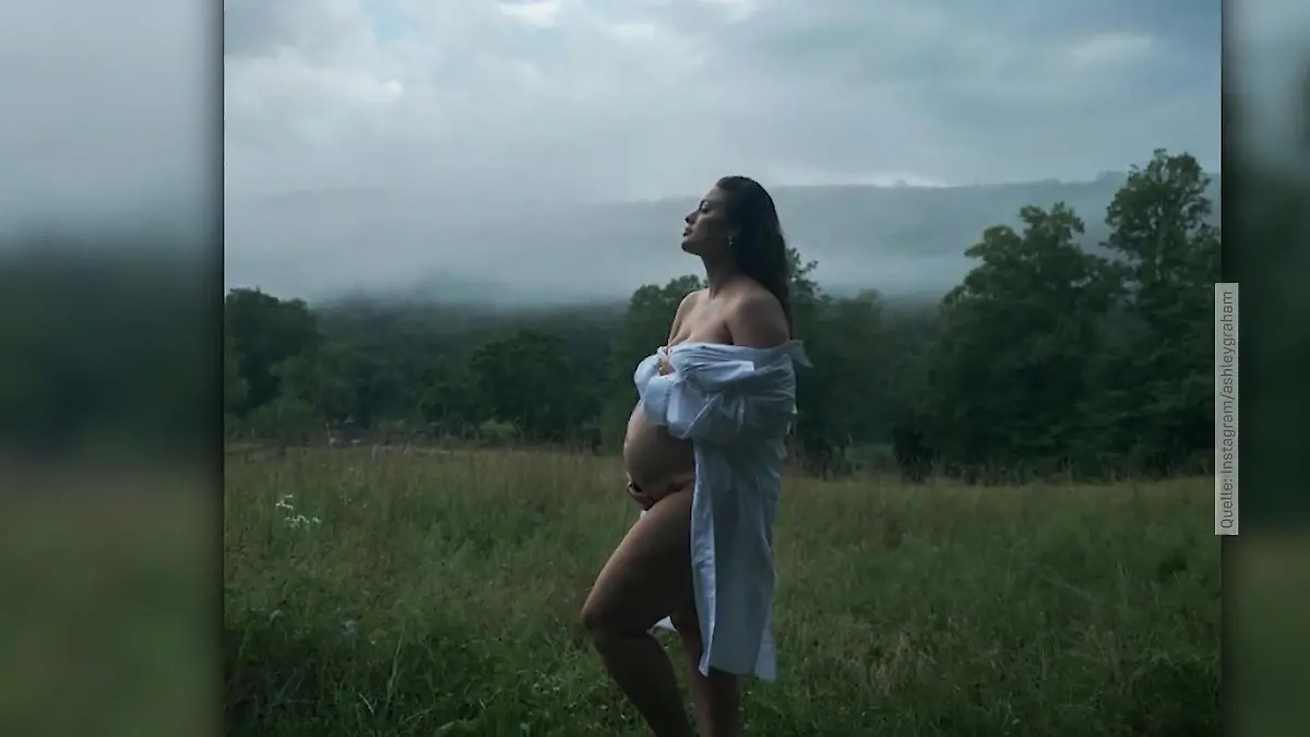 Ashley Graham ist wieder schwanger Baby an Bord