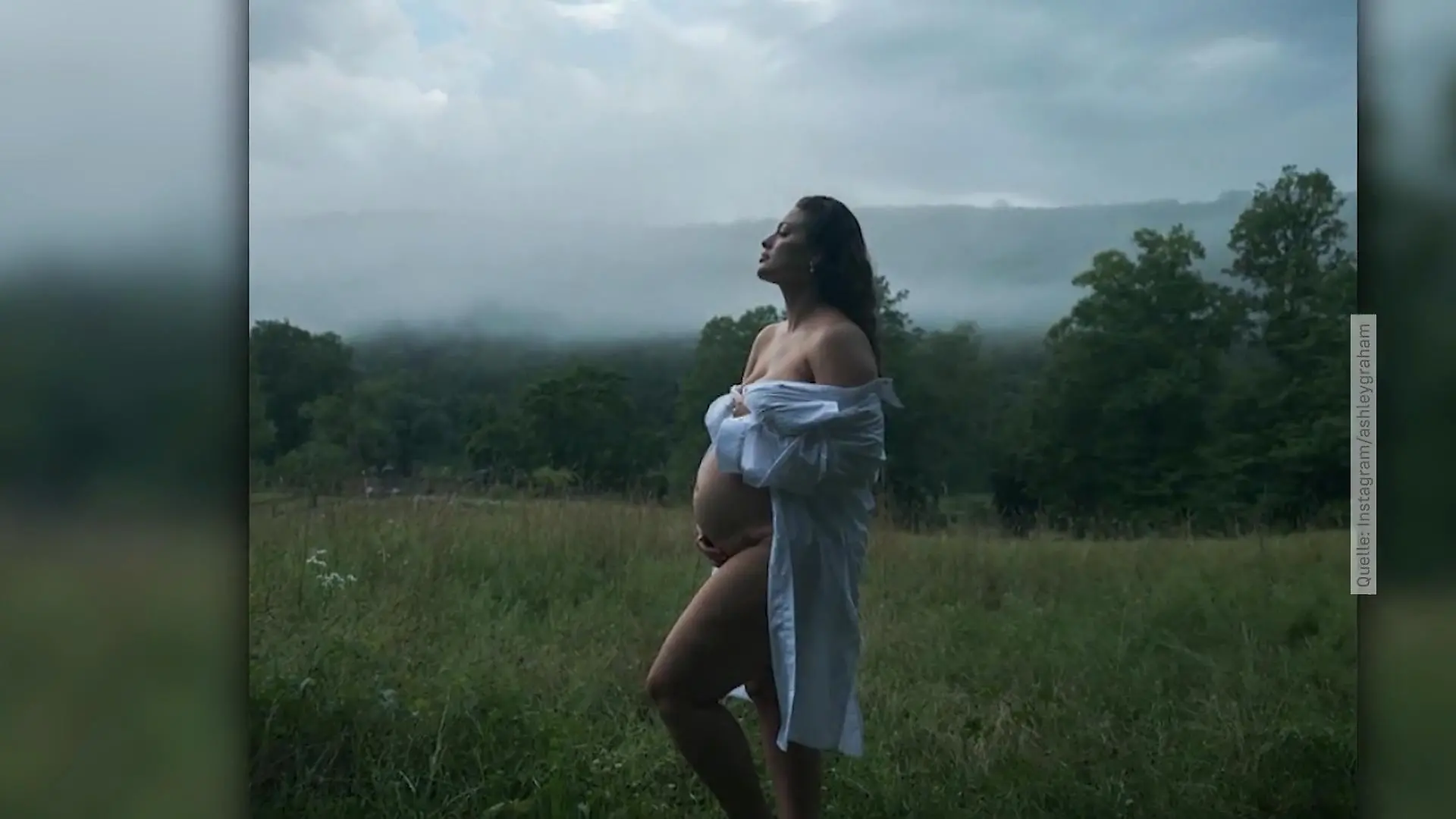 Ashley Graham ist wieder schwanger Baby an Bord
