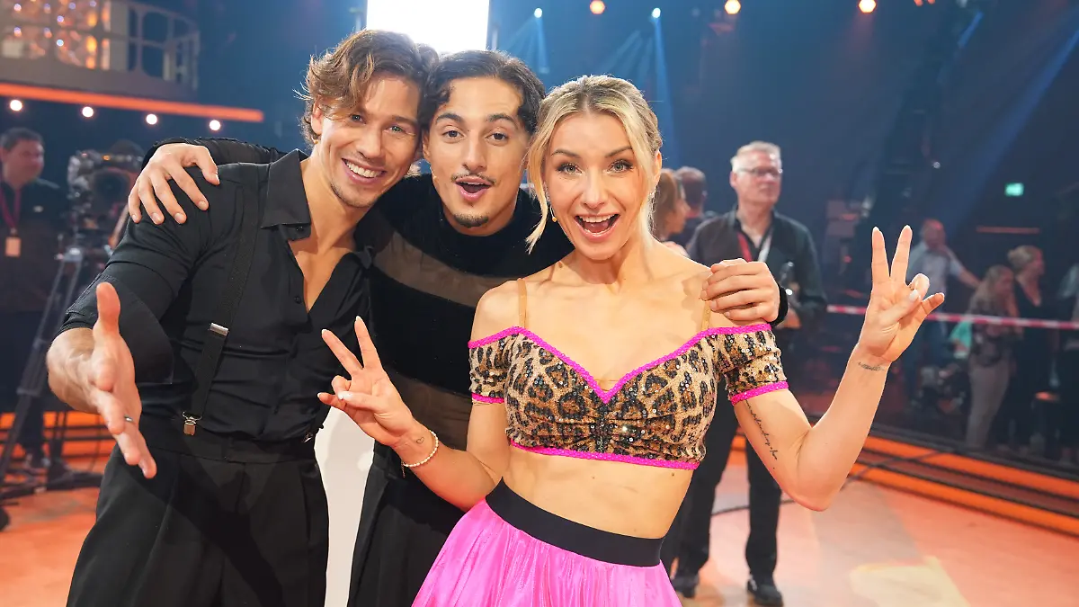 V.l.: Joel Mattli, Milano, Anna-Carina Woitschack
