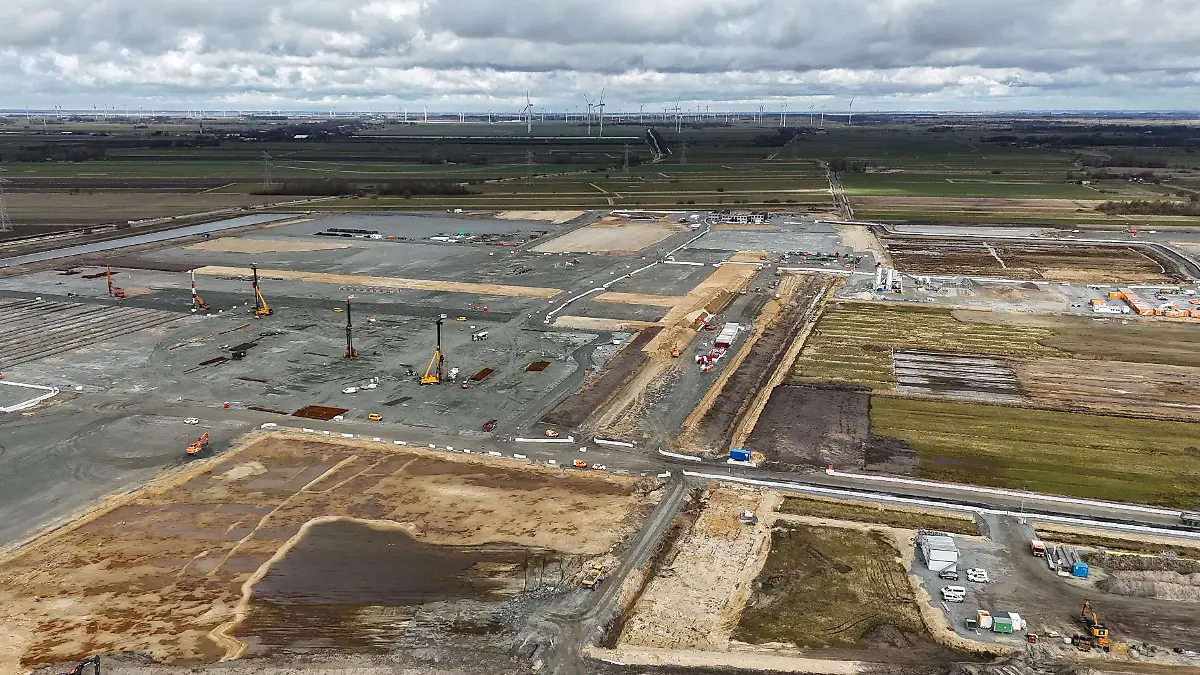 Das Gelände der ursprünglich geplanten Northvolt-Fabrik.