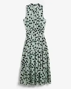 Chiffonkleid mit Glitzer