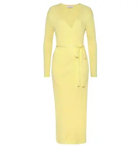 Strickkleid in Gelb
