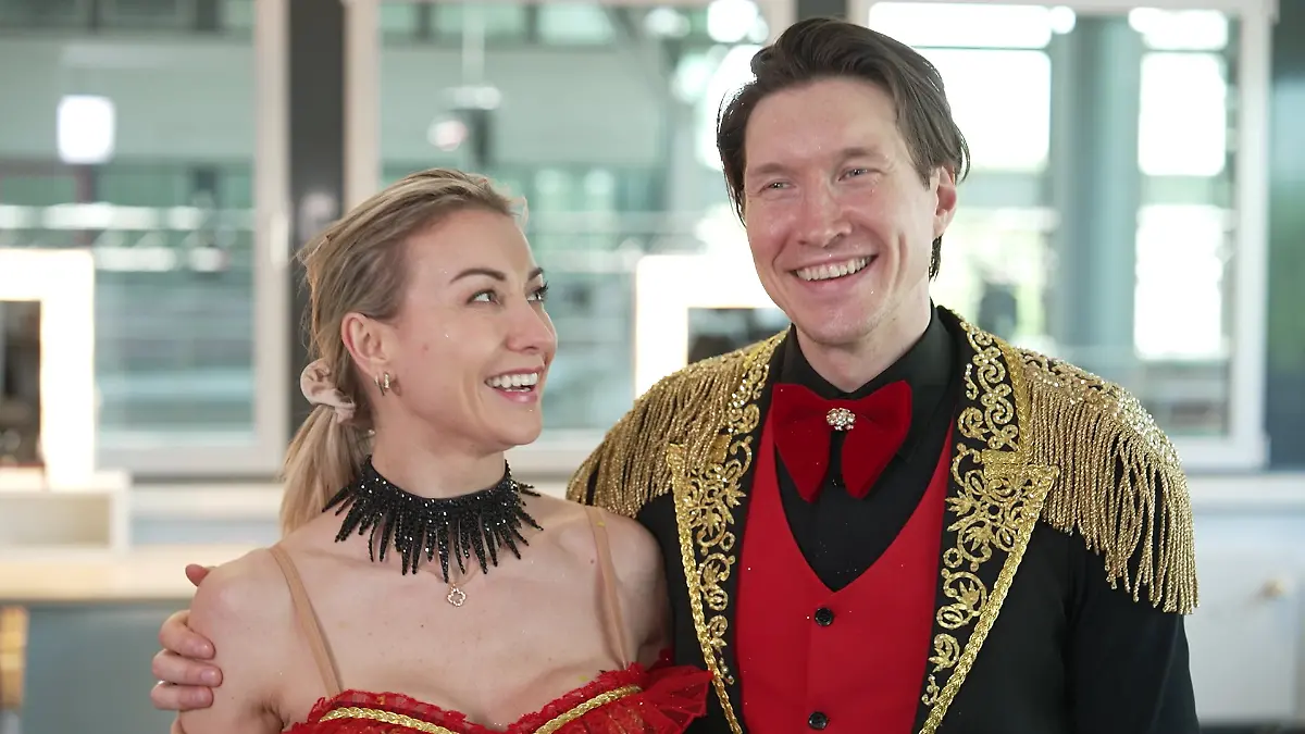 Anna-Carina und Evgeny wollen das Finale entspannt angehen und genießen.