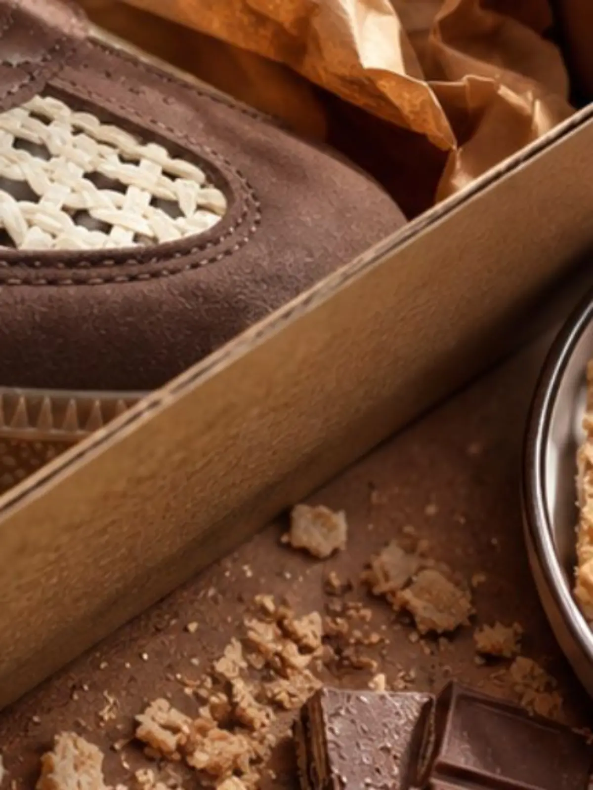 Samba OG Schuh in einem Karton mit Schokowaffeln.