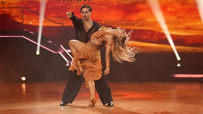 Bild von Milano und Marta Arndt überzeugen mit ihrer Samba als Lieblingstanz