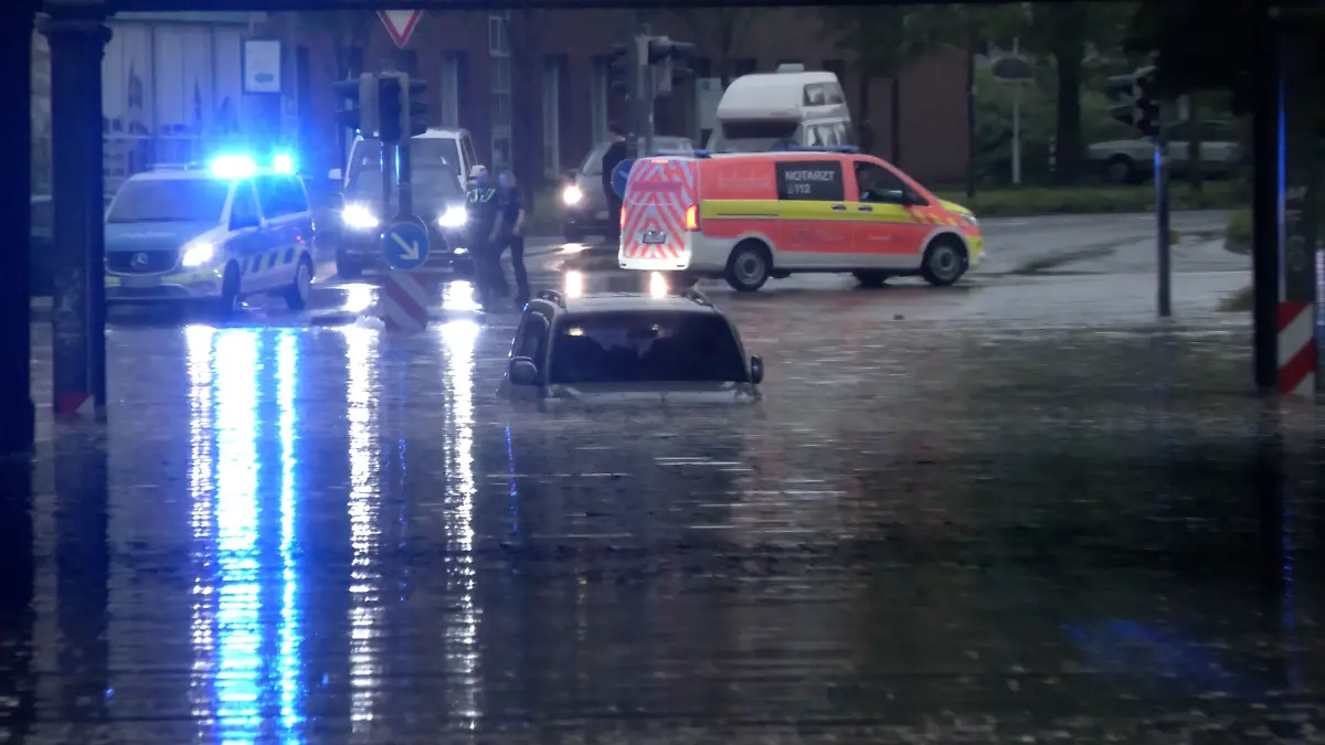 Unwetter in Niedersachsen