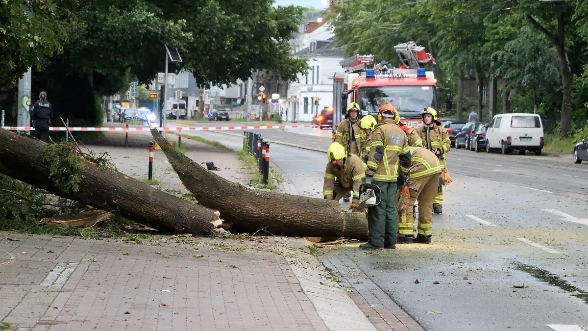 Unwetter in Bremen