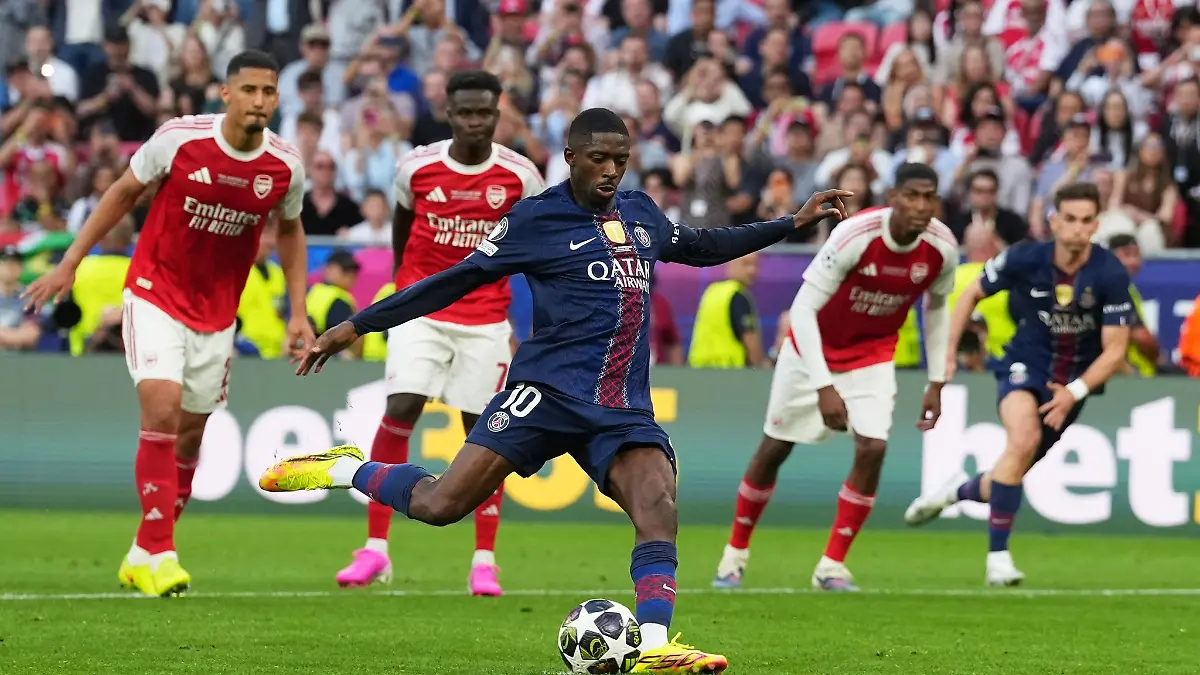 Ousmane Dembele sorgt für den Ausgleich.