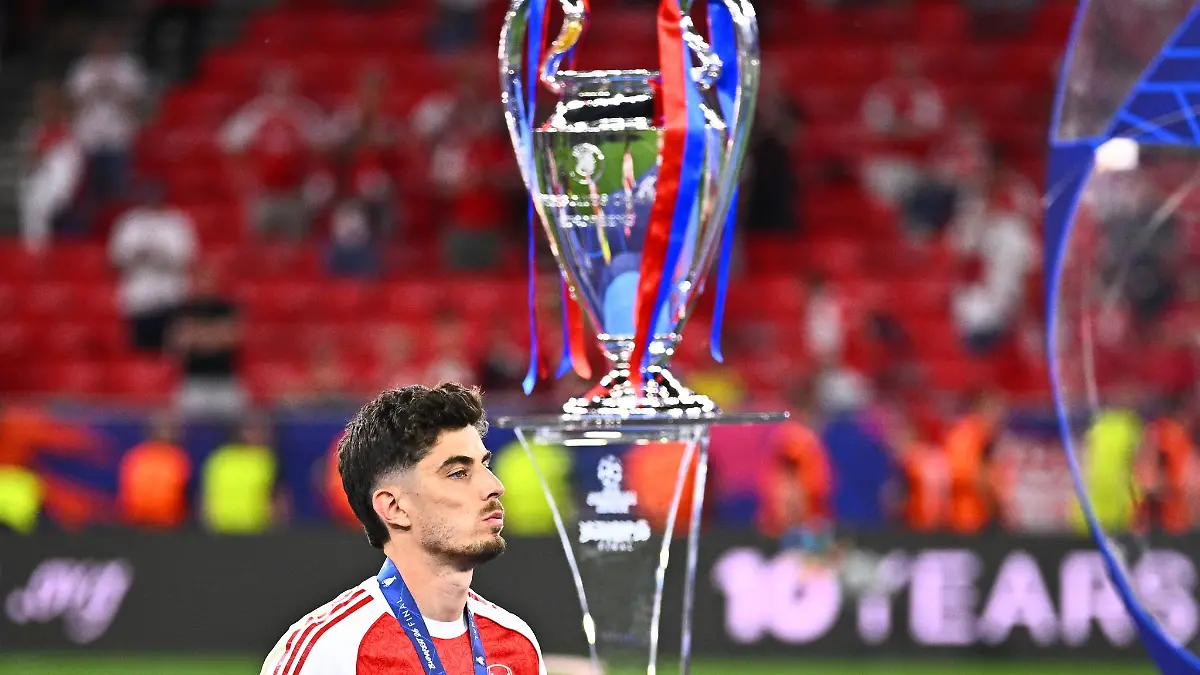 Kai Havertz muss weiter auf den ersten Champions-League-Titel mit Arsenal warten.