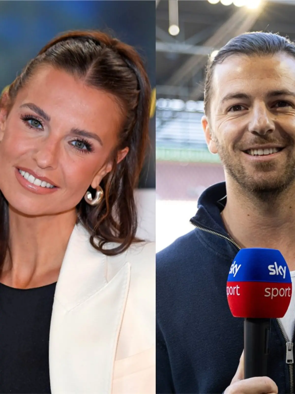 Bild zu: "Laura Wontorra und Riccardo Basile sind das neue TV-Traumpaar"