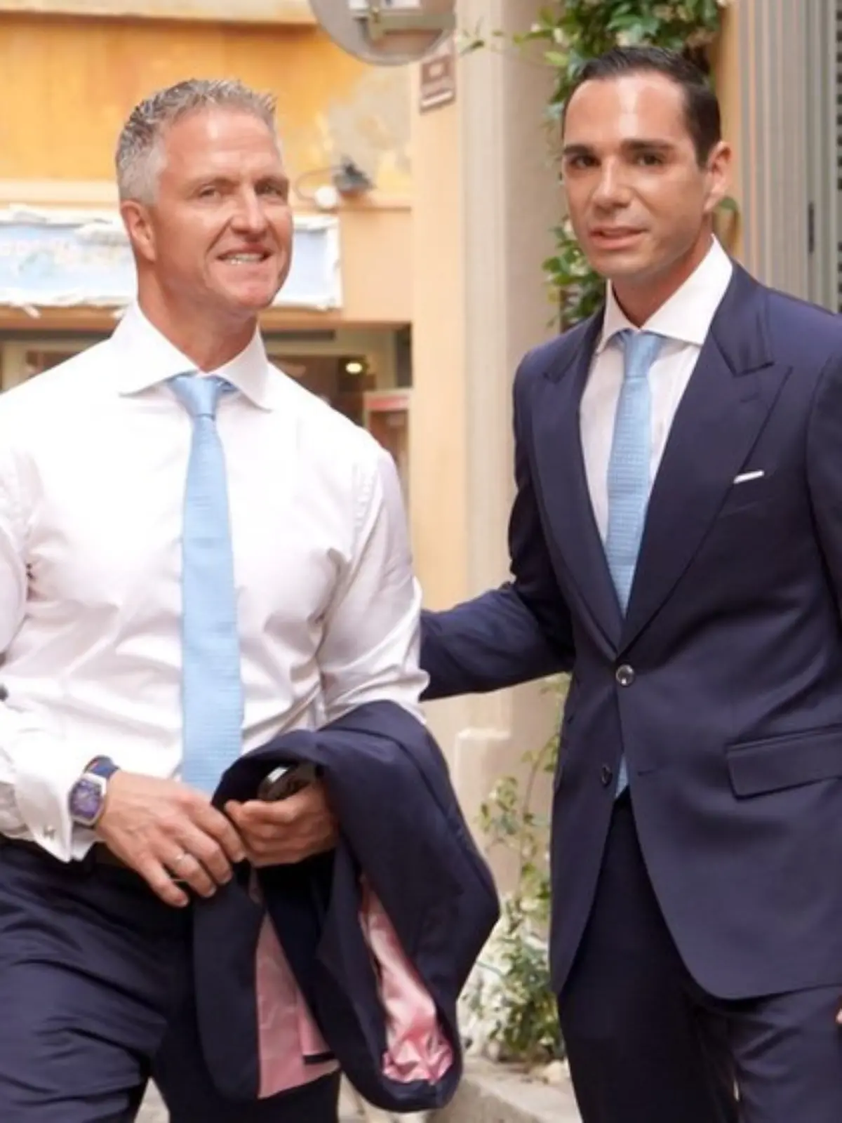 Das erste Hochzeitsfoto von Ralf Schumacher und seinem Étienne!