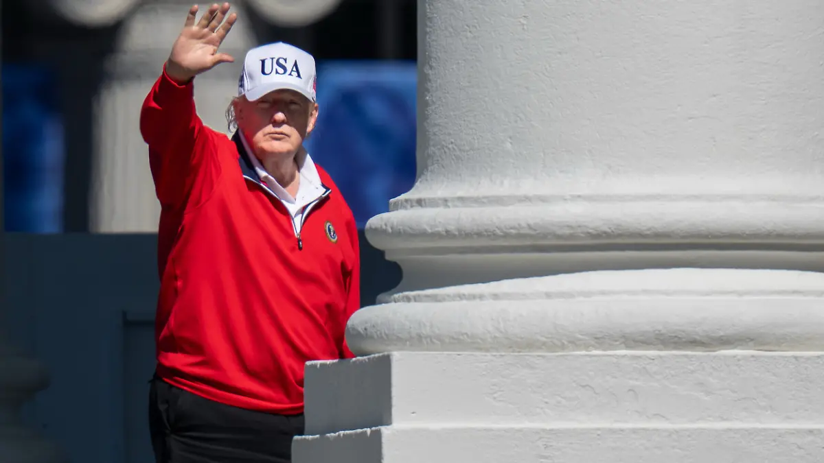 May 31, 2026, Washington, Dc, United States: US President Donald Trump returns to the White House after visiting his golf course on May 31, 2026. (Credit Image: Â© Andrew Leyden/ZUMA Press Wire