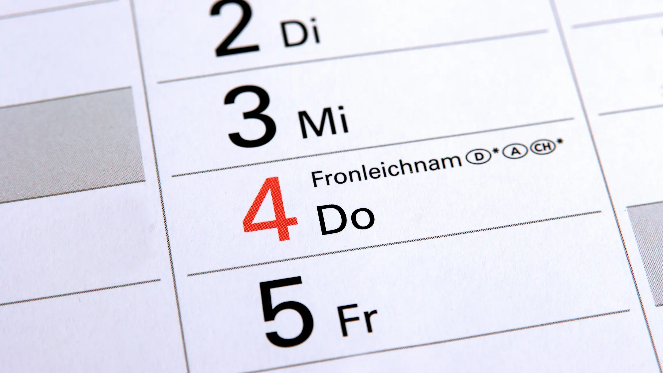 Am 04. Juni ist Fronleichnam – doch nicht allen Bundesländern ist das ein Feiertag.