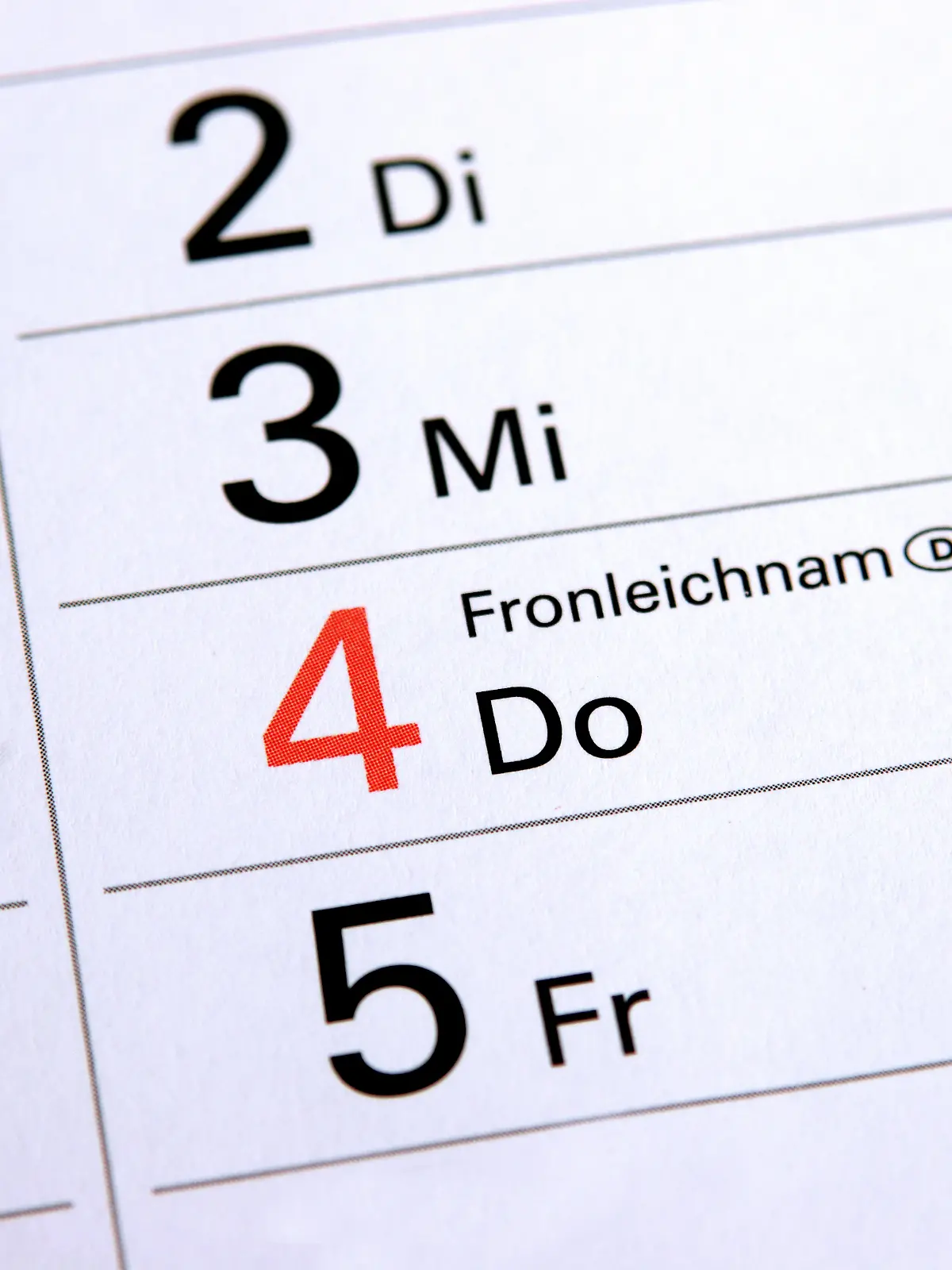 Am 04. Juni ist Fronleichnam – doch nicht allen Bundesländern ist das ein Feiertag.