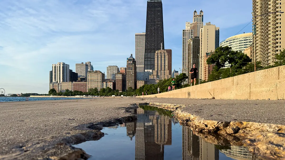Am Lake Michigan bereitet sich die Nationalmannschaf nach der Ankunft in Amerika weiter auf die WM vor.