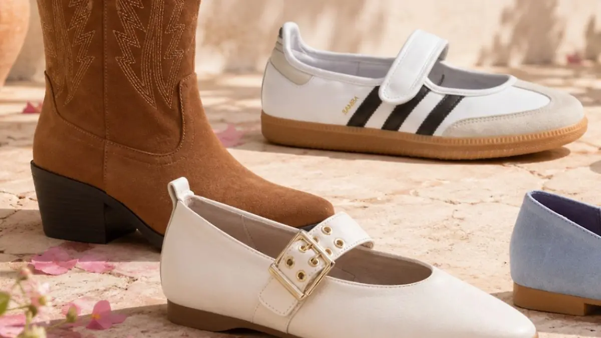 Verschiedene Schuhe für den Sommer