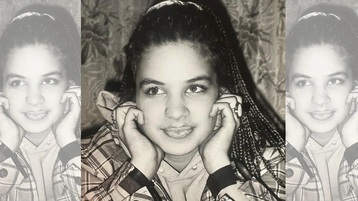 Throwback-Foto zeigt Schauspielerin als als dunkelhaariges „Hip Hop Girly“.