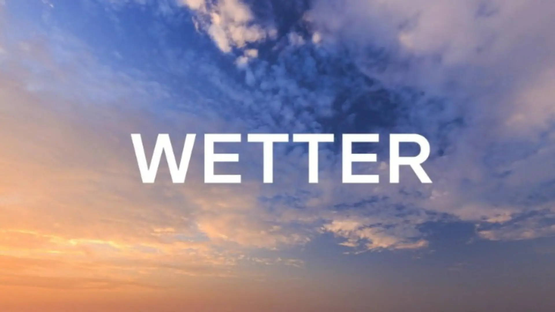 Wettervorhersage