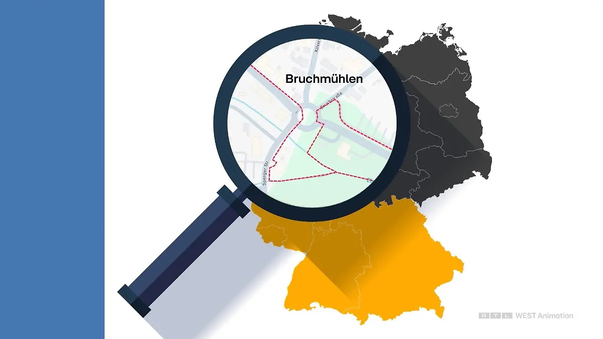 Bruchmühlen liegt in zwei Bundesländern RW und Niedersachsen