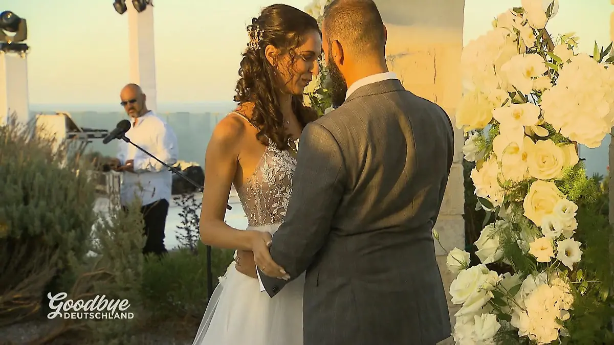 Tränenreiche Trauung für Andra und Or Hochzeit auf Kreta