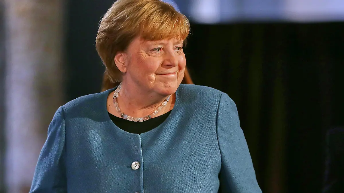 Berlin, Deutschland: Station: Digitalmesse Re:publica 2026: Altkanzlerin Angela Merkel in der Sendung WDR-Europaforum