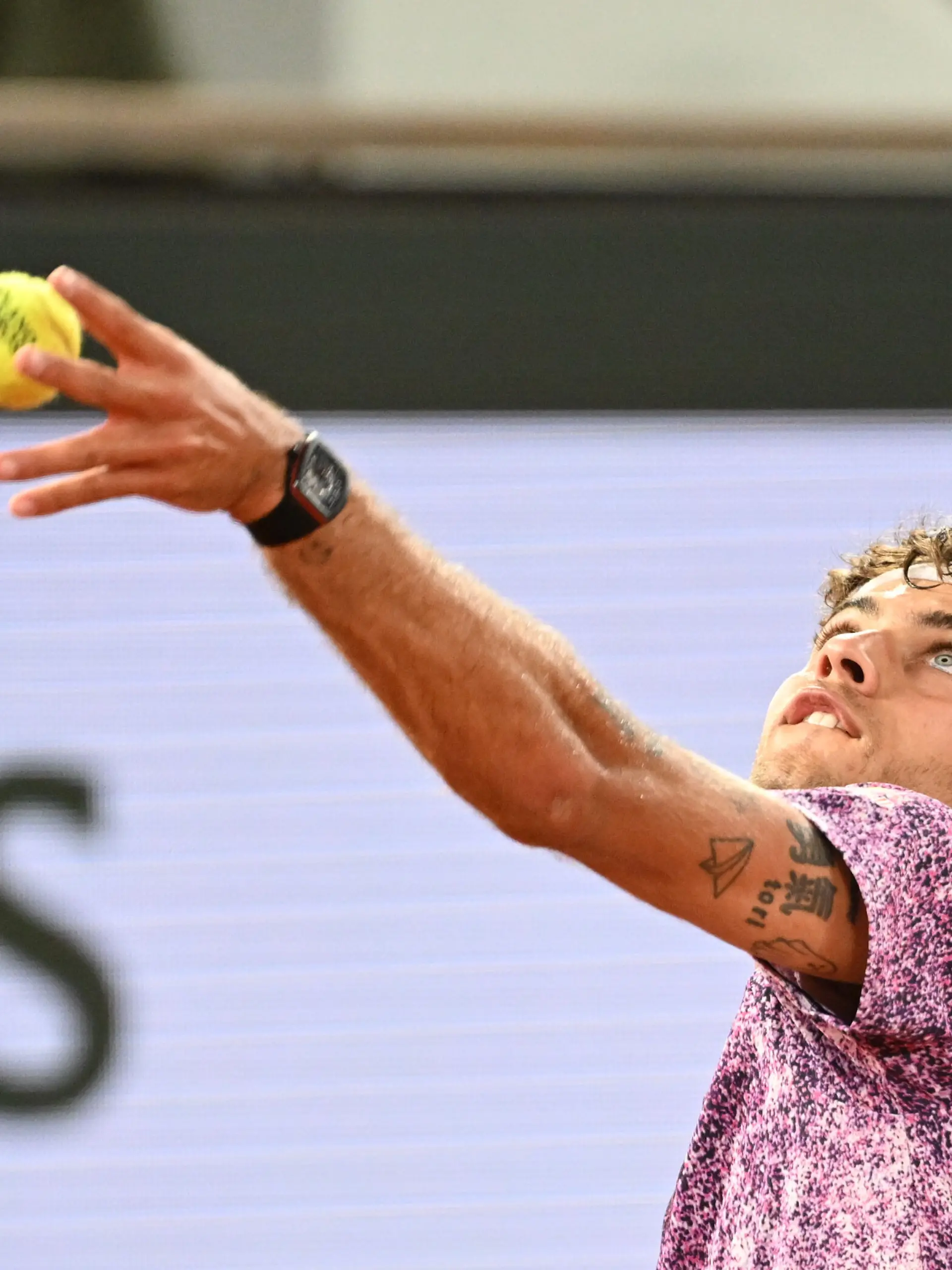 Flavio Cobolli (ITA) during his quater final during Roland Garros 2026. Wednesday june 3thd, 2026. Paris. France. PHOTO: CHRISTOPHE SAIDI / SIPA.//SAIDICHRISTOPHE_SAC_5396/Credit:CHRISTOPHE SAIDI/SIPA/2606040843