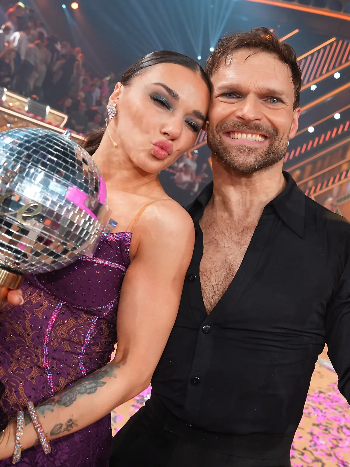 Anastasia Maruster und Vadim Garbuzov haben sich ganz nach oben aufs Siegertreppchen getanzt.