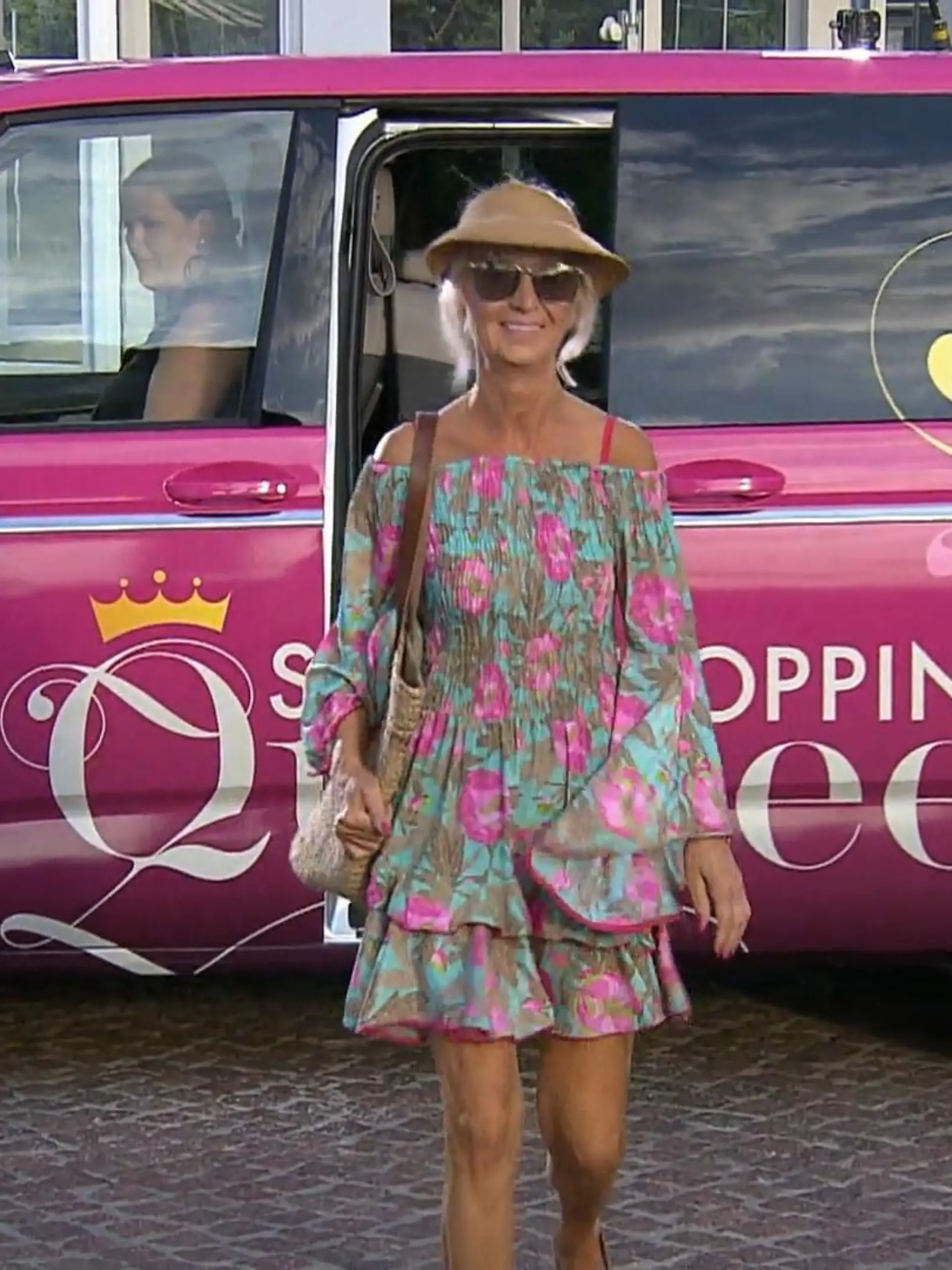 Für „Shopping Queen“-Kandidatin Geli geht's für den Catwalk an die frische Luft