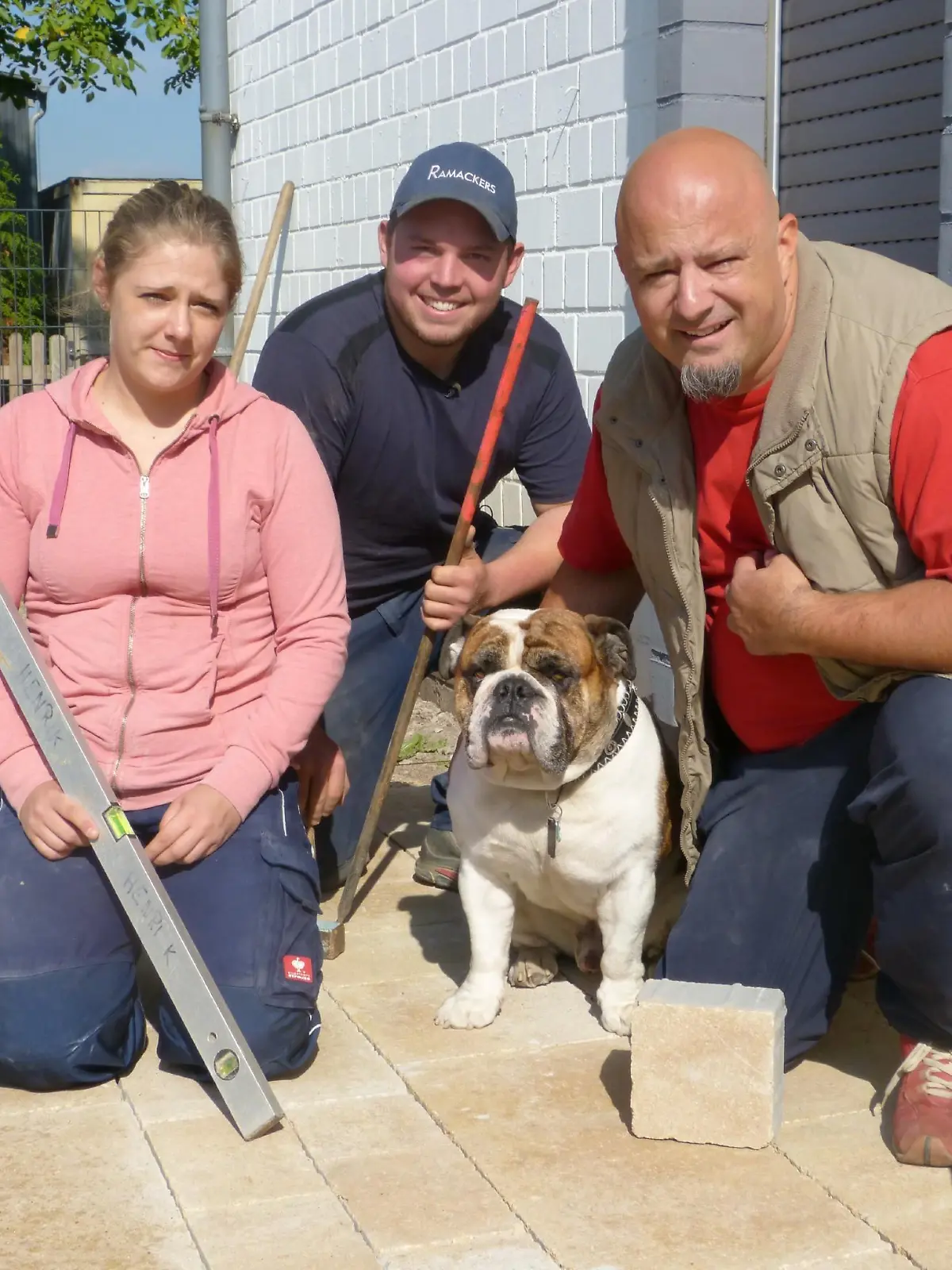 Lisa, Henrik (M.), Detlef und "Kai-Uwe".