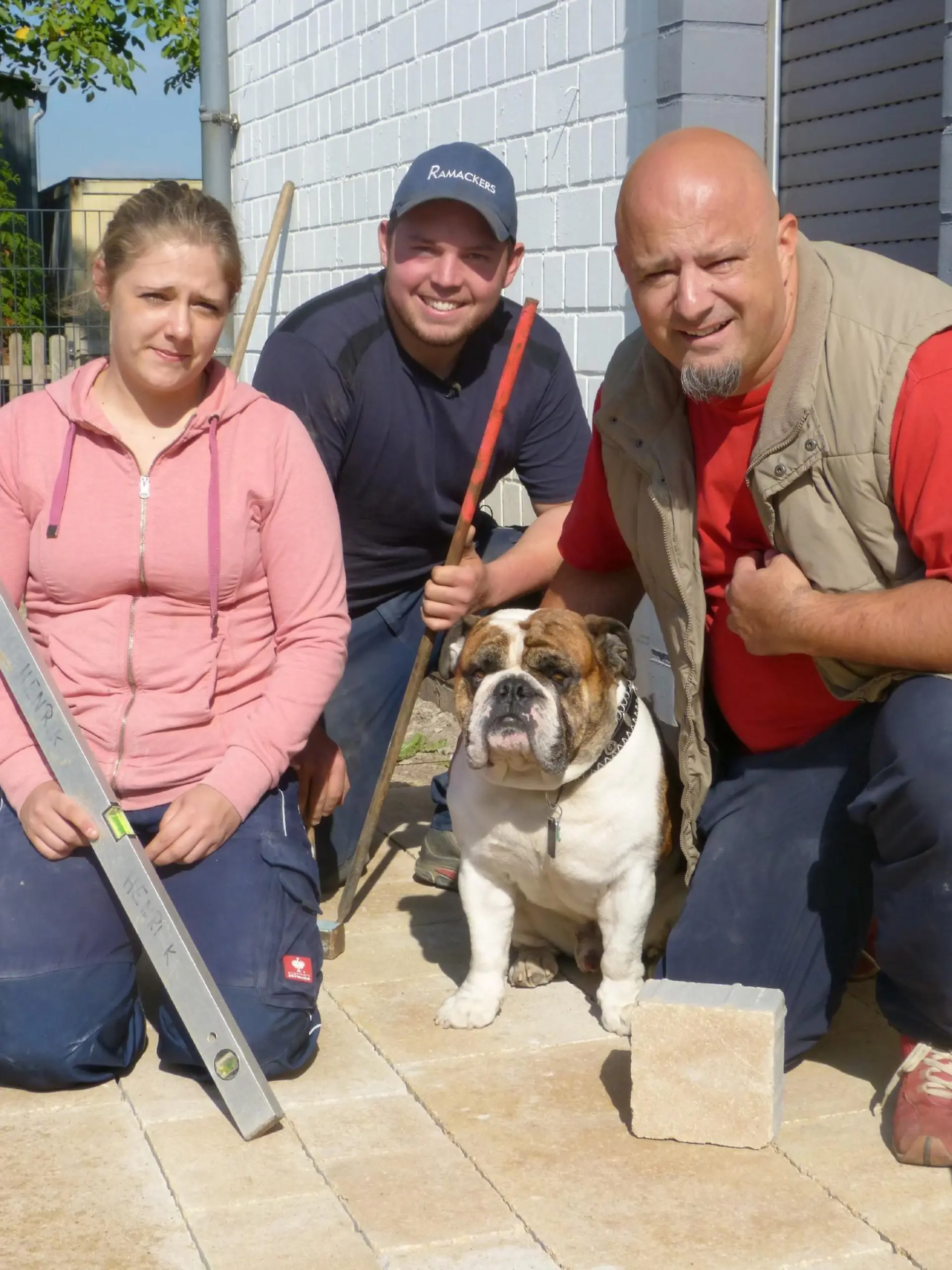 Lisa, Henrik (M.), Detlef und "Kai-Uwe".