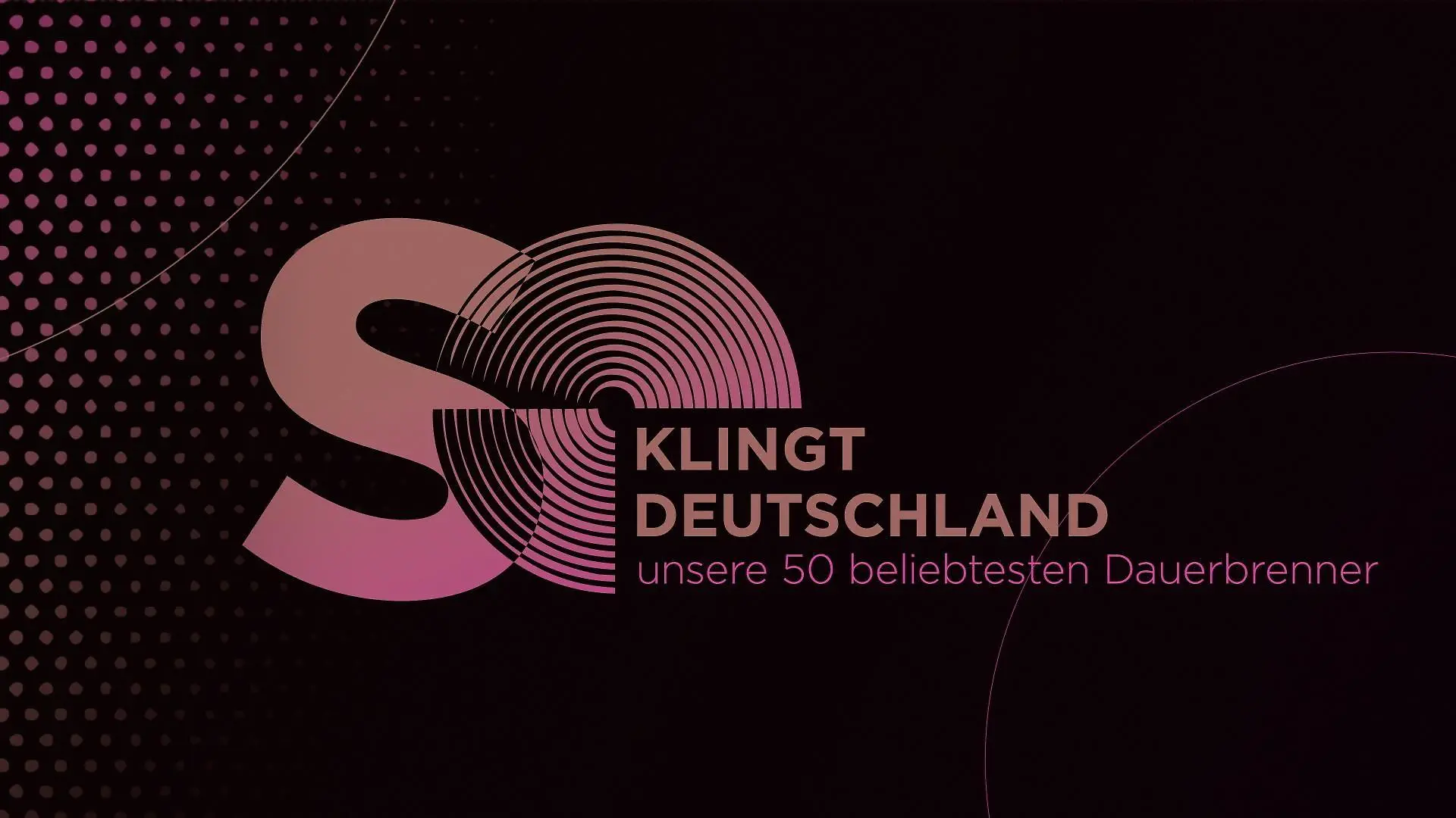 Logo zu "So klingt Deutschland - Unsere 50 beliebtesten Dauerbrenner".+++ Die Verwendung des sendungsbezogenen Materials ist nur mit dem Hinweis und Verlinkung auf RTL+ gestattet. +++