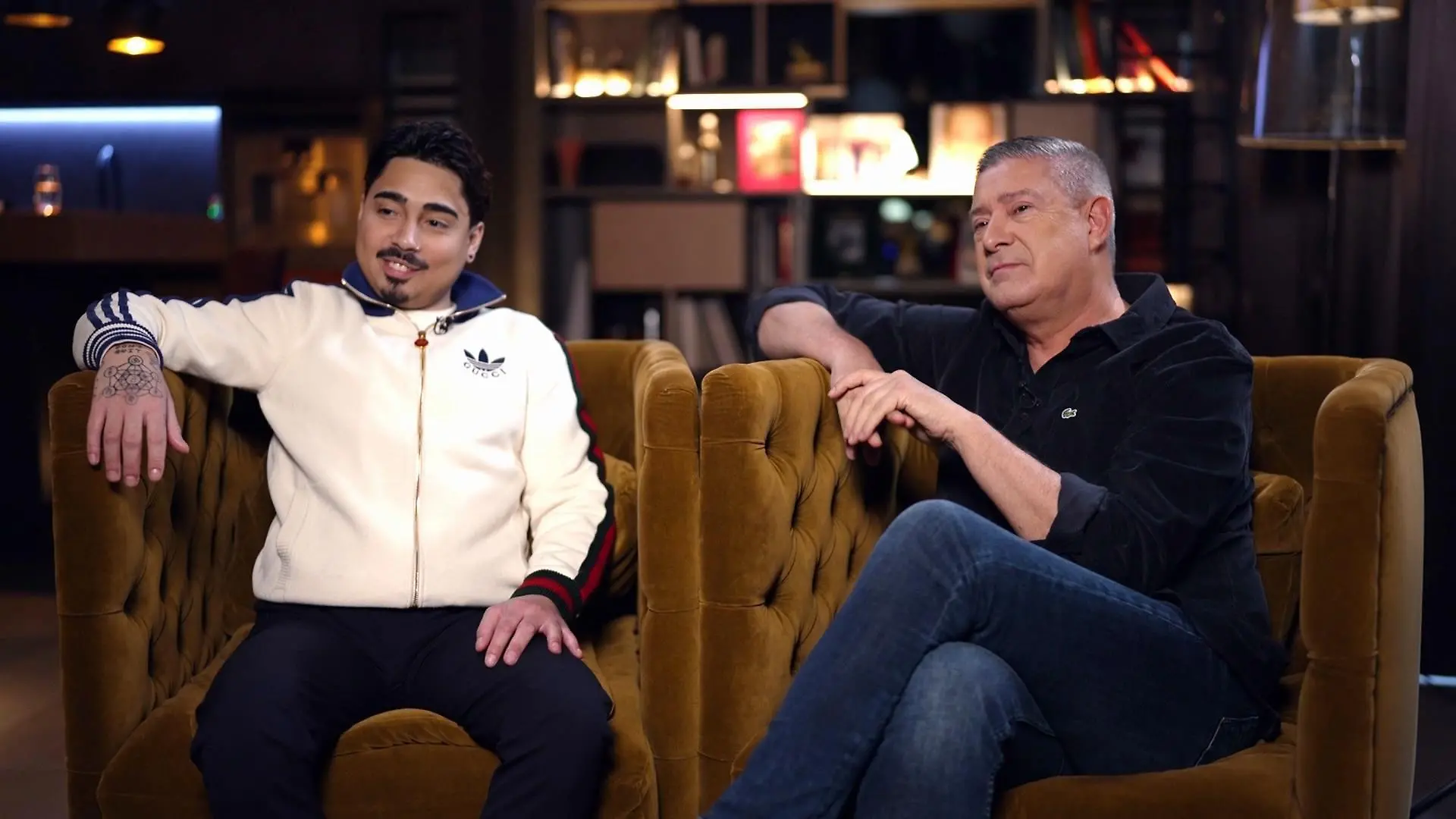 Tony Bauer (l.) und Joachim Llambi+++ Die Verwendung des sendungsbezogenen Materials ist nur mit dem Hinweis und Verlinkung auf RTL+ gestattet. +++