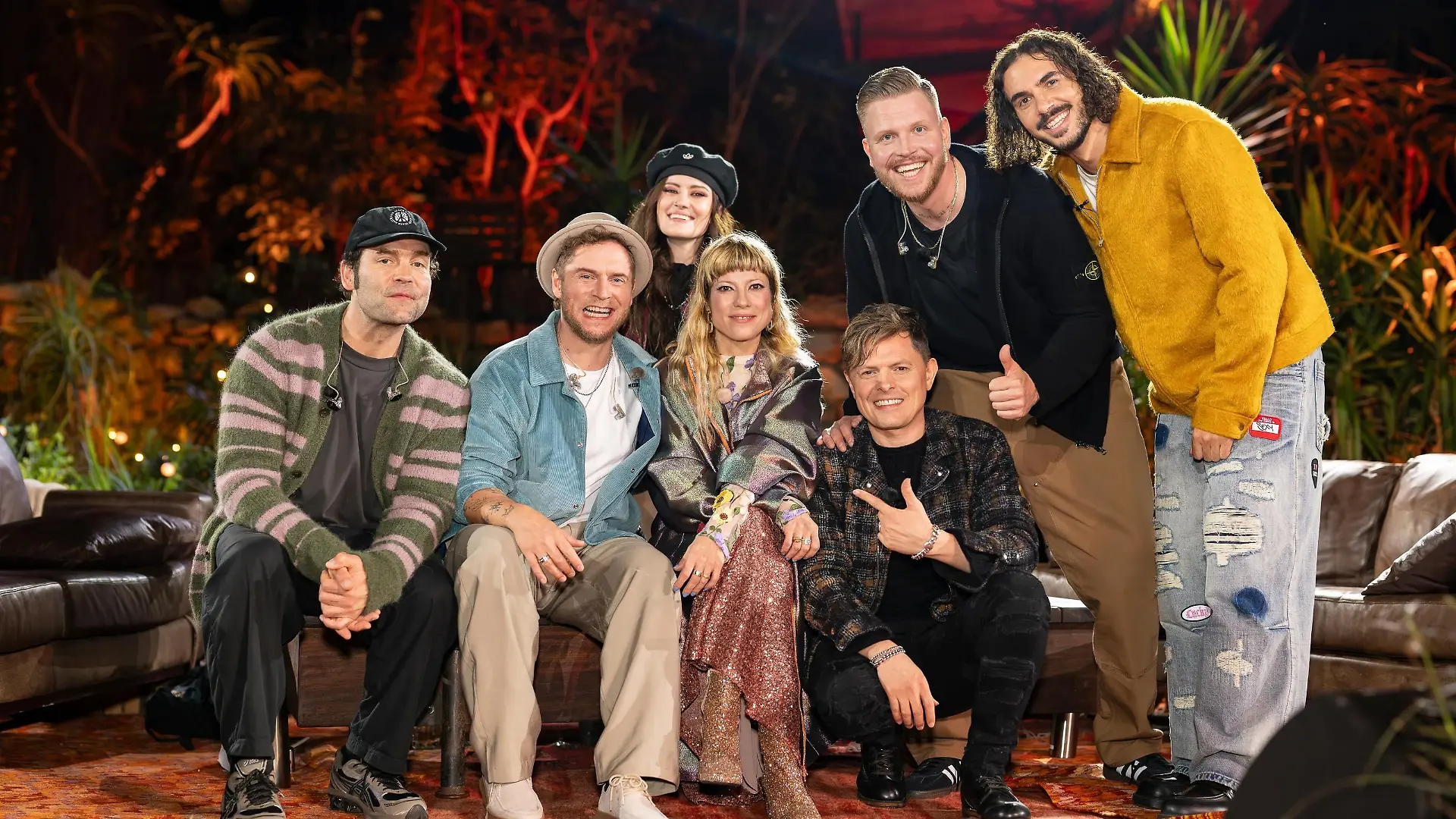 V. l.: Bosse, Johannes Oerding, Madeline Juno, Mieze Katz (MiA.), Michael Patrick Kelly, FiNCH, Boki (ClockClock)
+++ Die Verwendung des sendungsbezogenen Materials ist nur mit dem Hinweis und Verlinkung auf RTL+ gestattet. +++