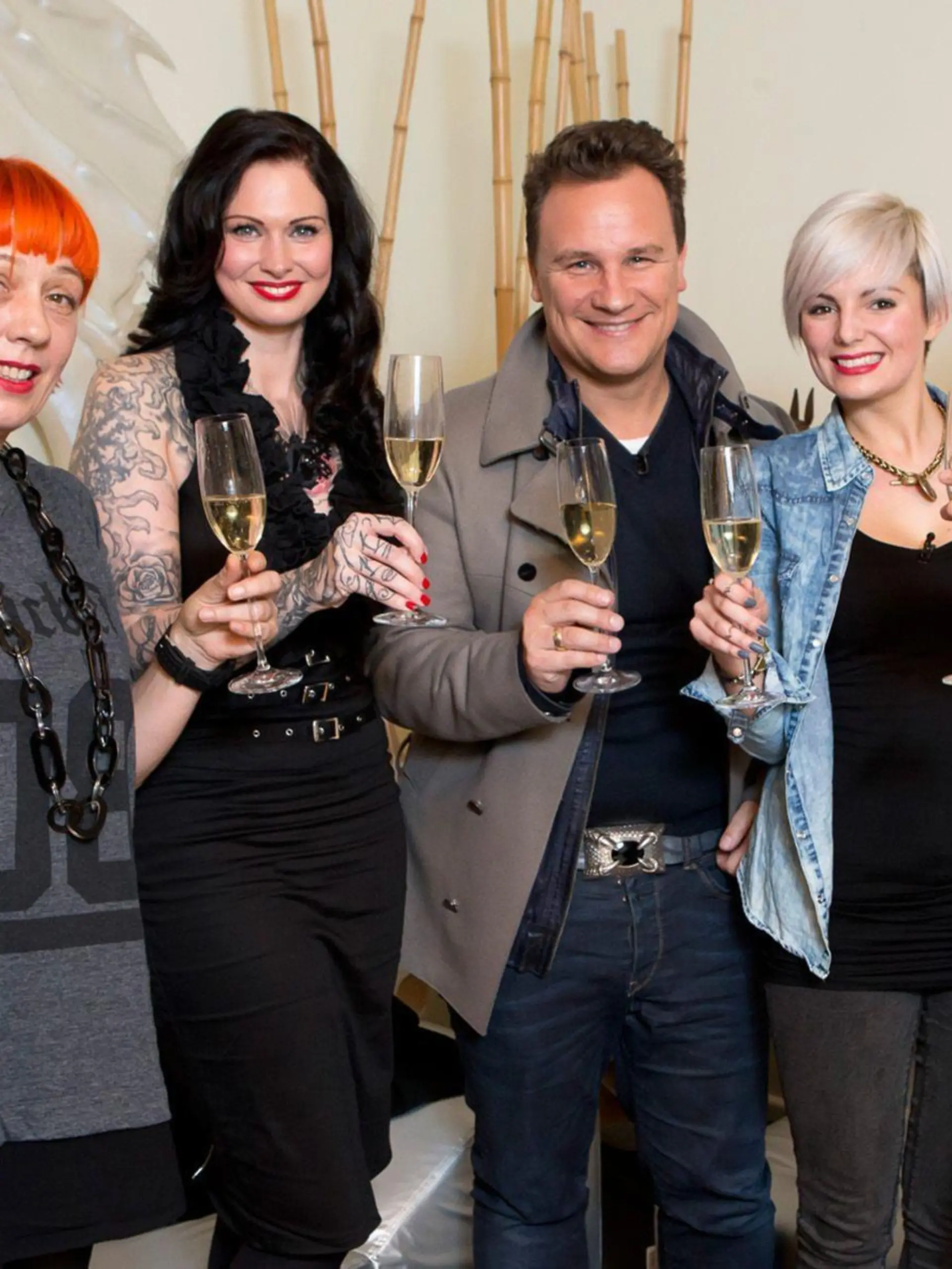 V.l.: Birgit, Nina, Guido, Jessica, Aleks