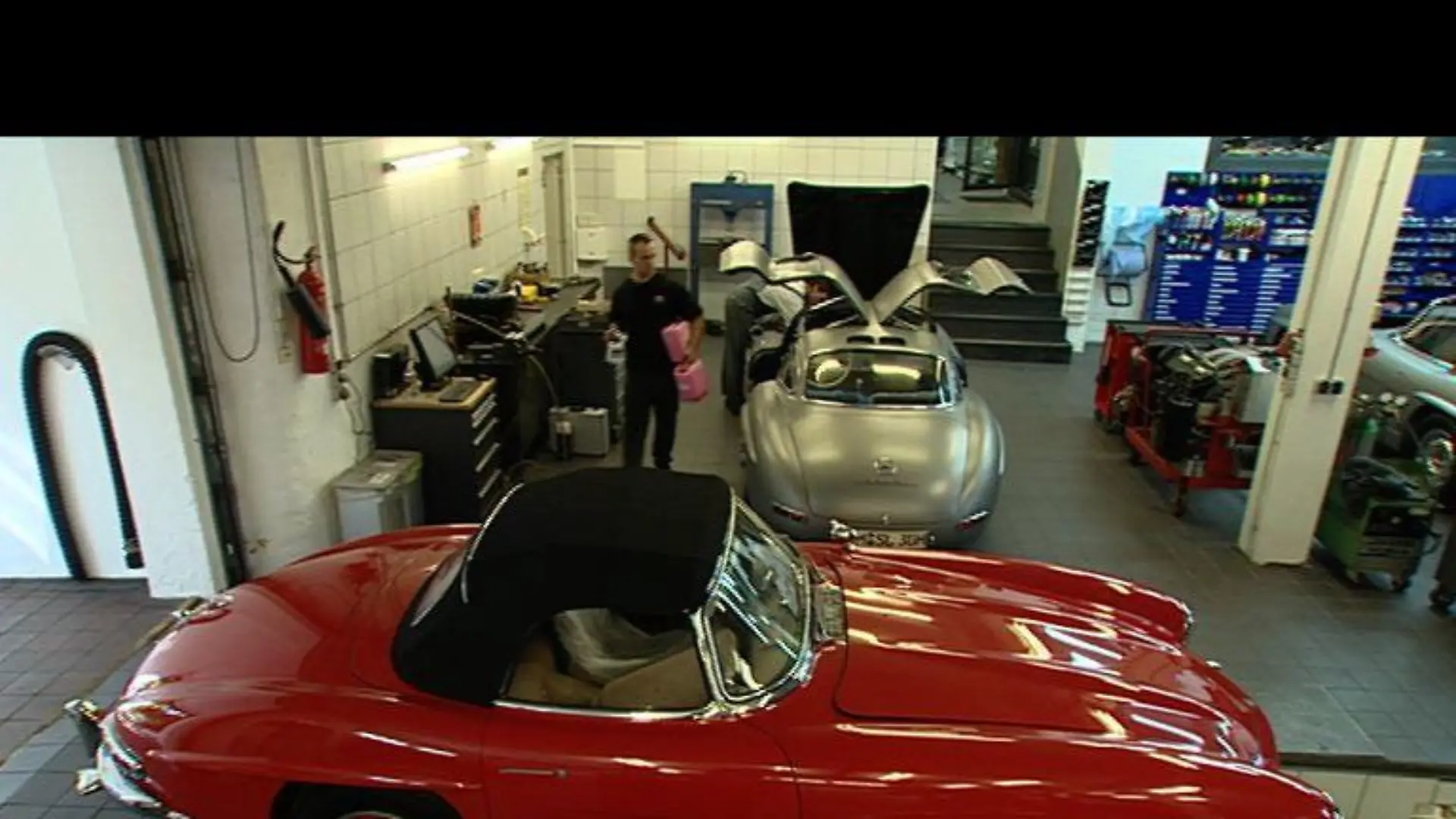 300 SL Werkstatt