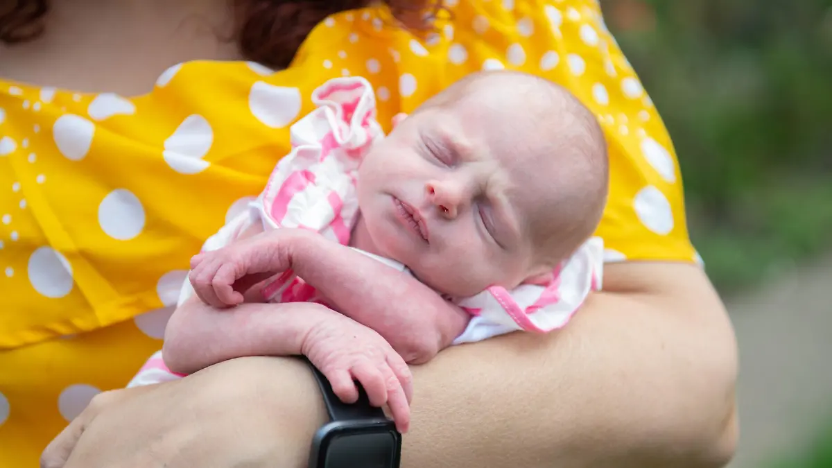 Arabella ist das kleine "Wunderbaby" für Mama Janice und Papa Daniel