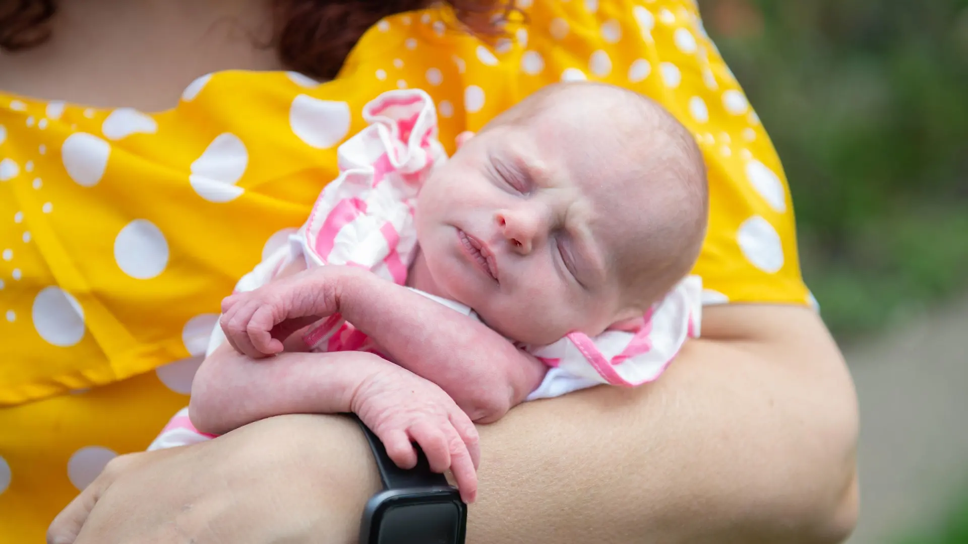 Arabella ist das kleine "Wunderbaby" für Mama Janice und Papa Daniel