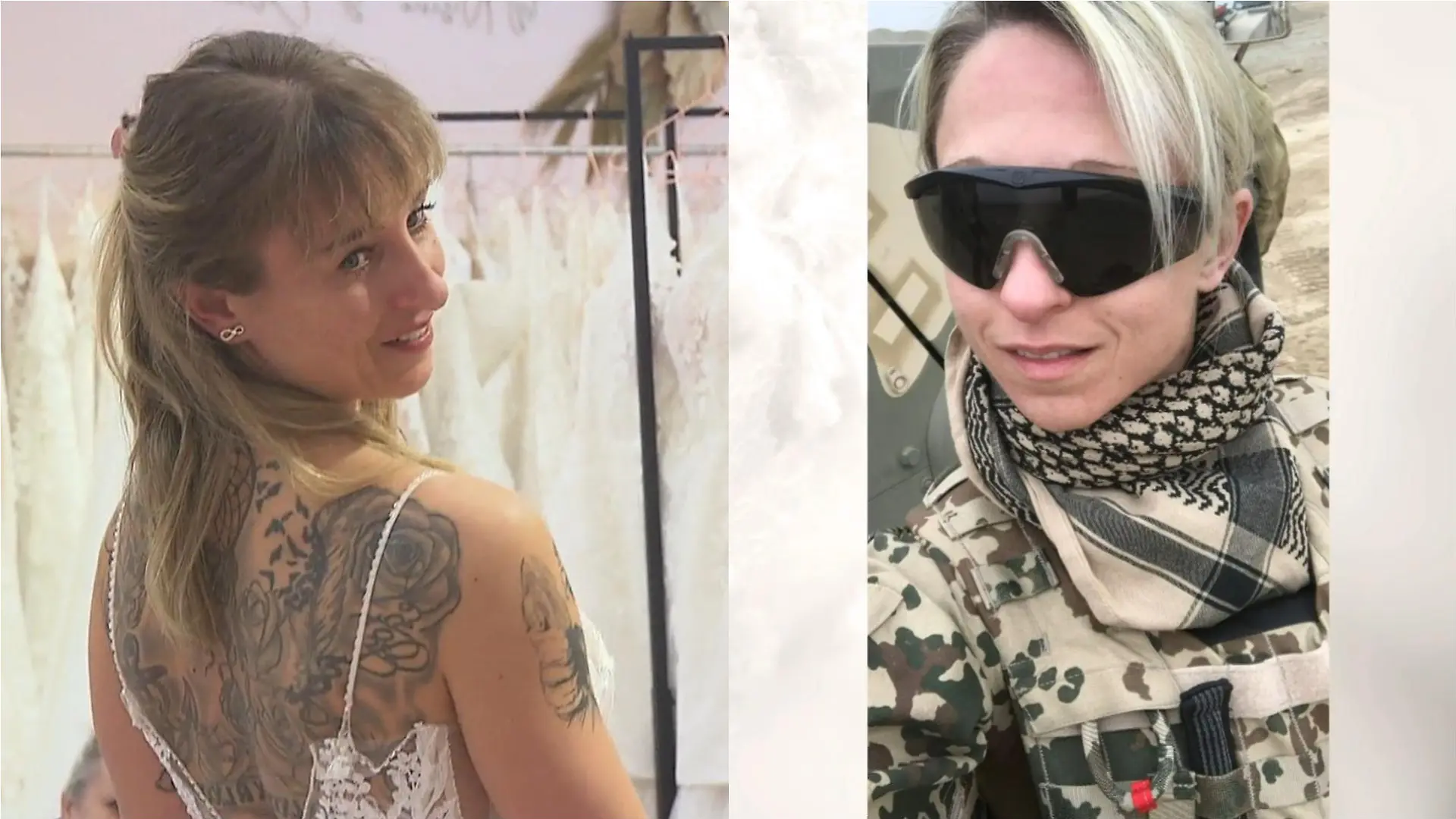 Sonst sieht man Jill höchstens mal im Kampfanzug