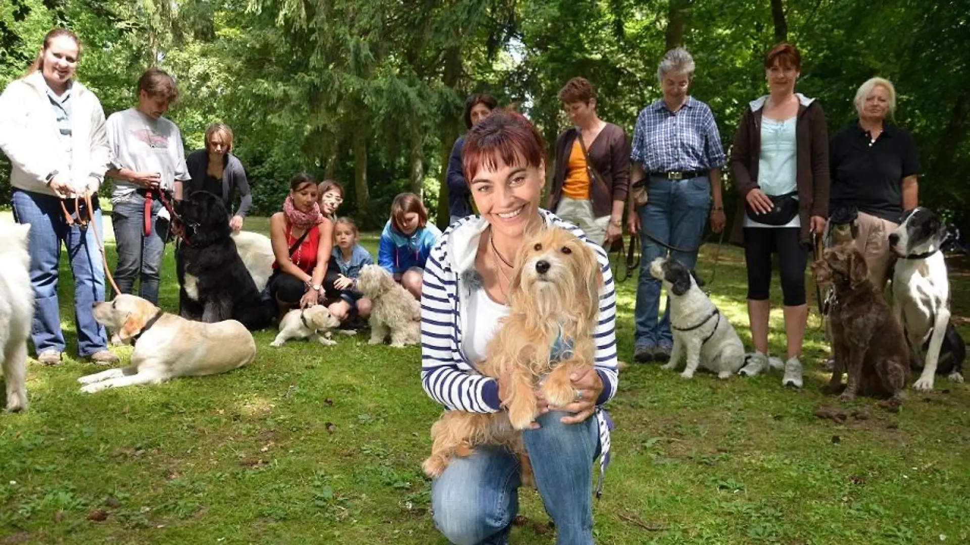 Tiergeschichten1 - VOX-DOCMA TV-MANUELA BAUER - Diana informiert ber Hundefhrerscheine in Niedersachsen