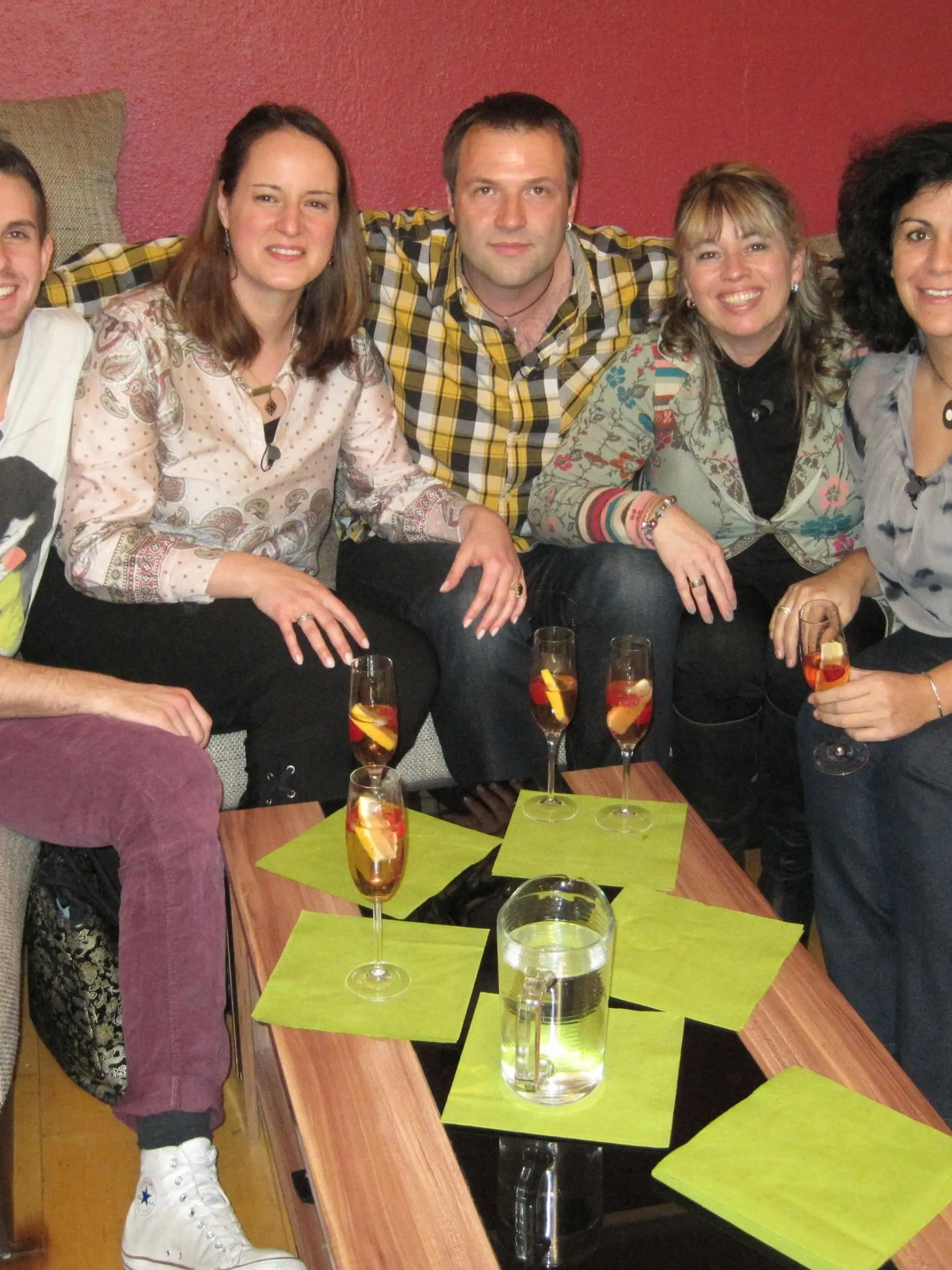 V.l.: Sebastian (22), Ursula (42), Karl-Heinz (41), Susanne (48), Maggy (36).