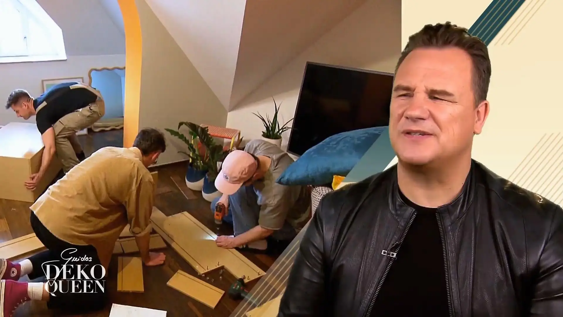 Stardesigner Guido Maria Kretschmer weiß jetzt, warum die Kommode so günstig war.