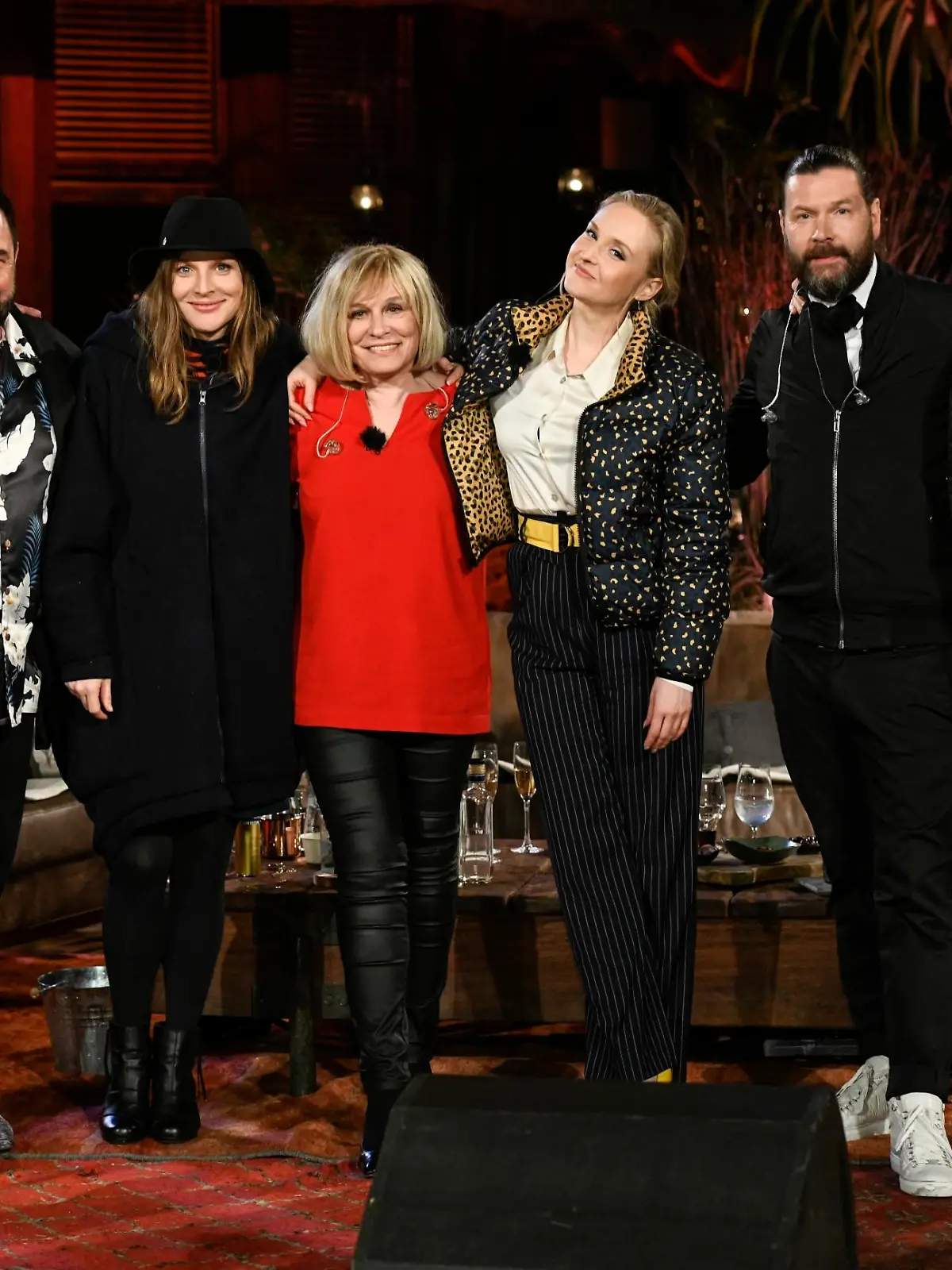 V.l.: Mark Forster, Marian Gold, Judith Holofernes, Mary Roos, Leslie Clio, Rea Garvey, Johannes Strate